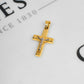 Pre-Owned 14ct Gold 2 Tone Crucifix Pendant