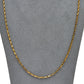 Pre-Owned 9ct Gold Belcher Chain Necklace 24 Inch