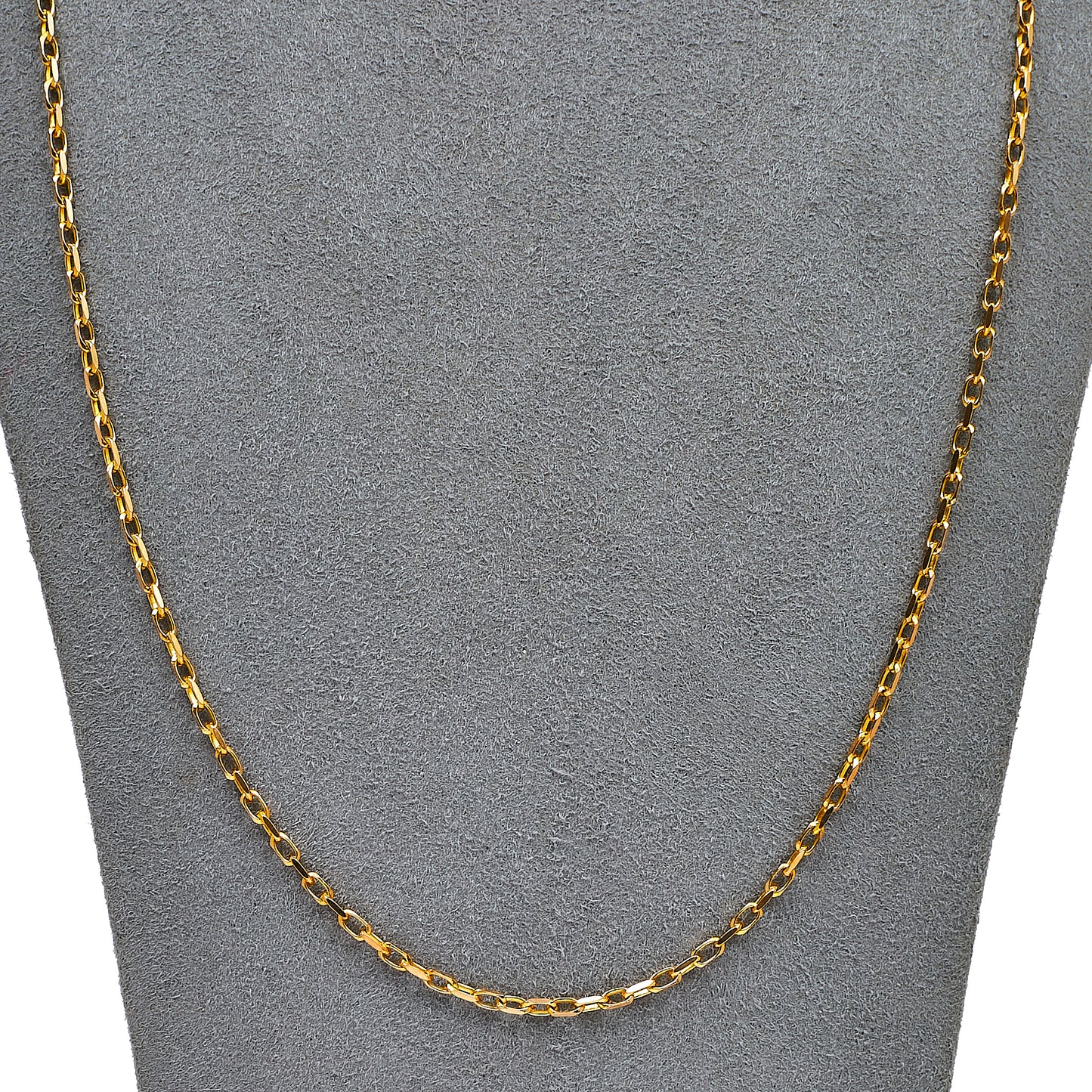 Pre-Owned 9ct Gold Belcher Chain Necklace 24 Inch