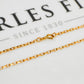Pre-Owned 9ct Gold Belcher Chain Necklace 24 Inch