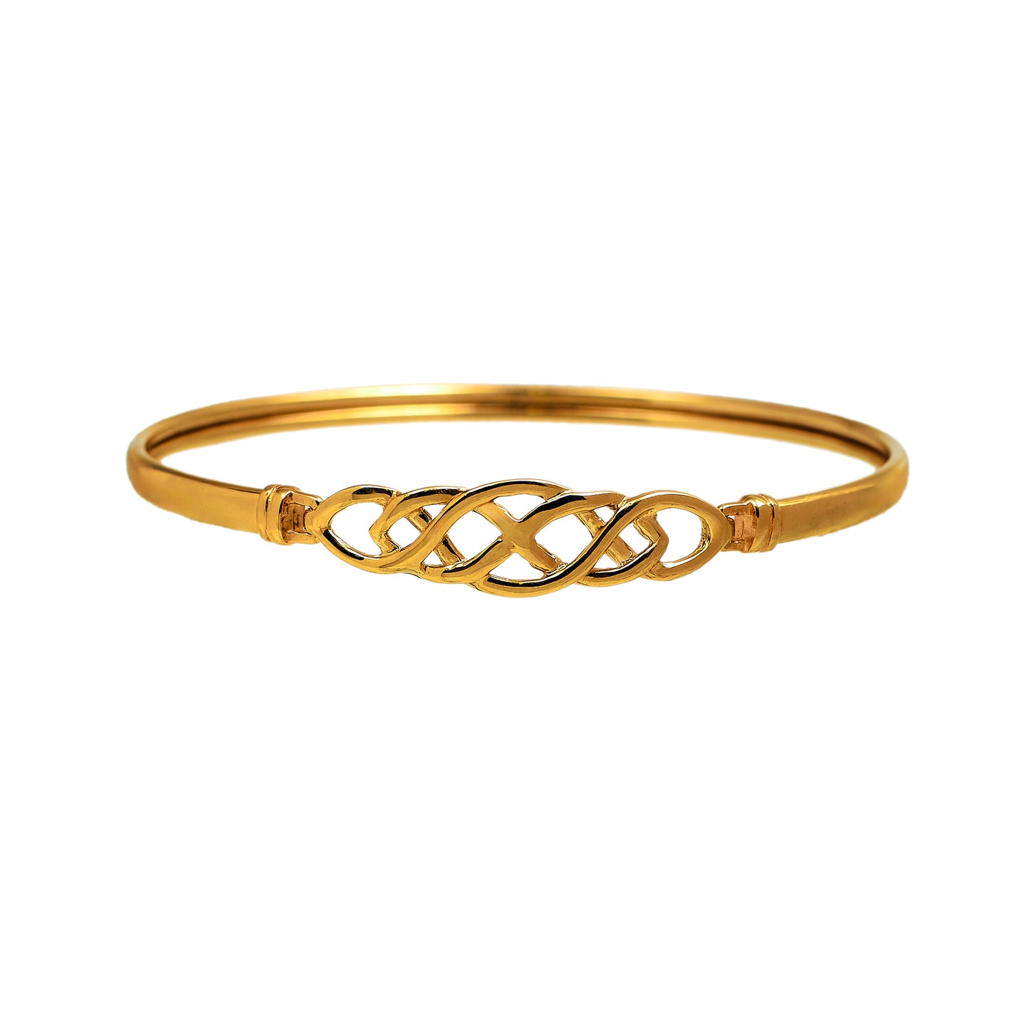 Pre-Owned 9ct Gold Celtic Plait Bangle