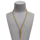 Pre-Owned 9ct Gold Rope Necklace & Tassel 16 Inch