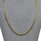 Pre-Owned 9ct Gold 3mm Curb Chain Necklace 20 Inch