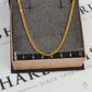 Pre-Owned 9ct Gold 3mm Curb Chain Necklace 20 Inch