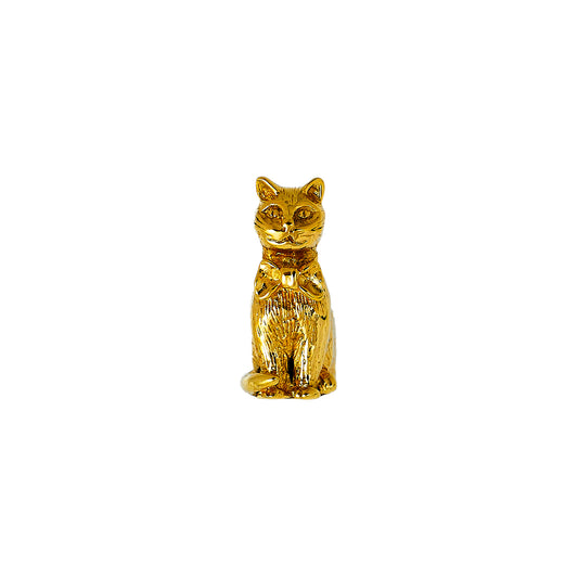 Pre-Owned 9ct Gold Cat Charm