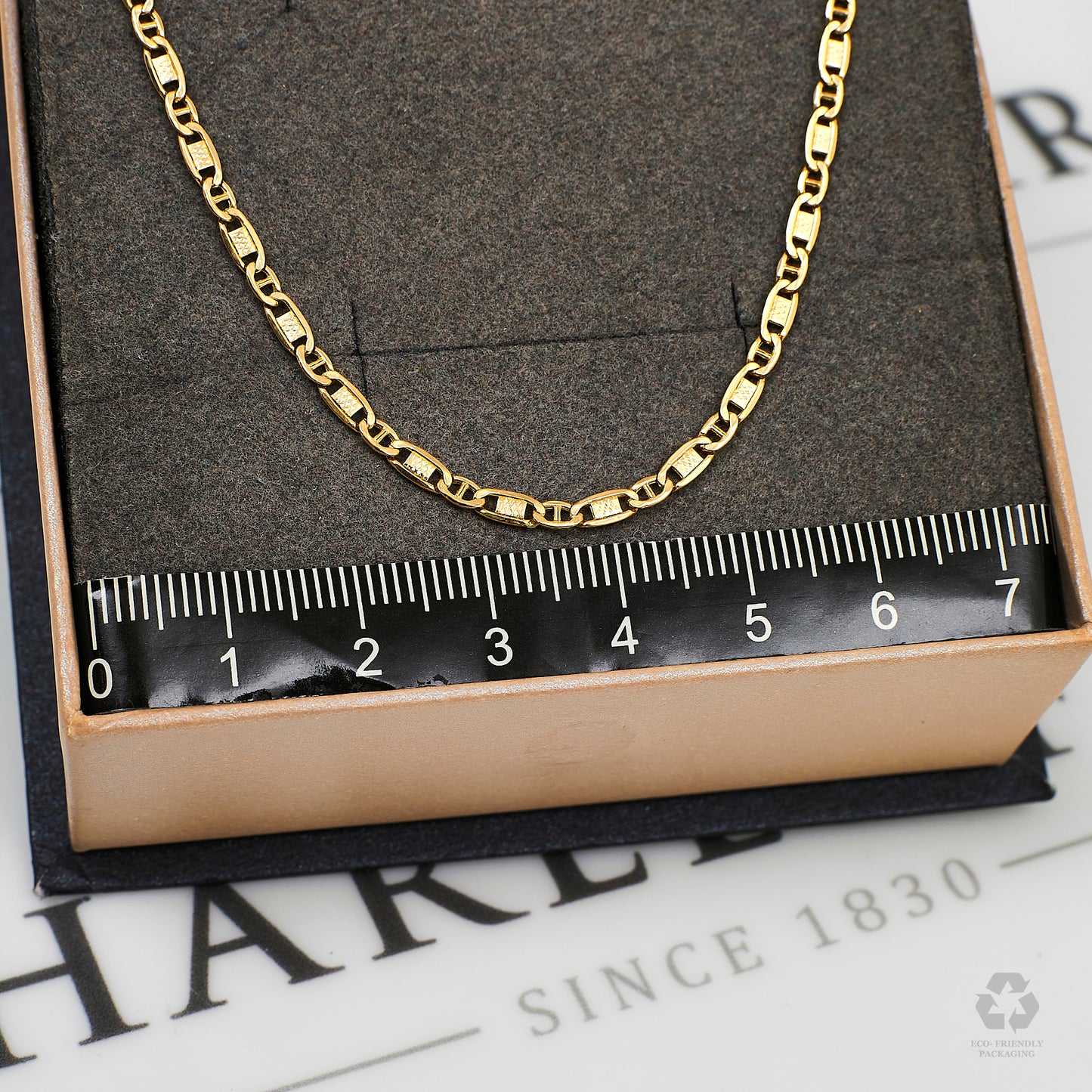 Pre-Owned 14ct Gold Anchor Link Necklace 18 Inch
