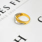 Pre-Owned 9ct Gold 2 Tone Mens Diamond Set Ring Size V