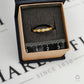 Pre-Owned 9ct Gold 6 Diamond Twist Ring Size N