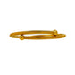 Pre-Owned 9ct Gold Guilloche Pattern Crossover Bangle