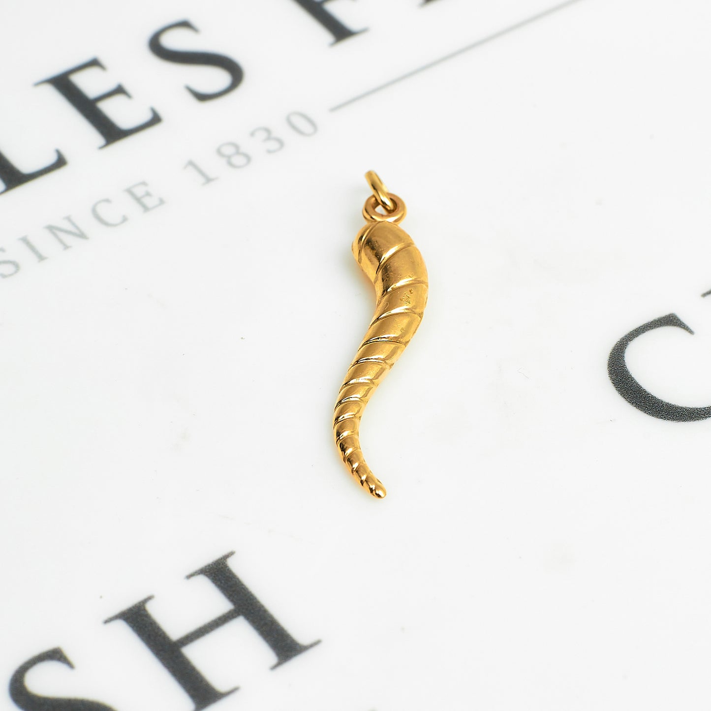 Pre-Owned 9ct Gold Horn Of Life Pendant