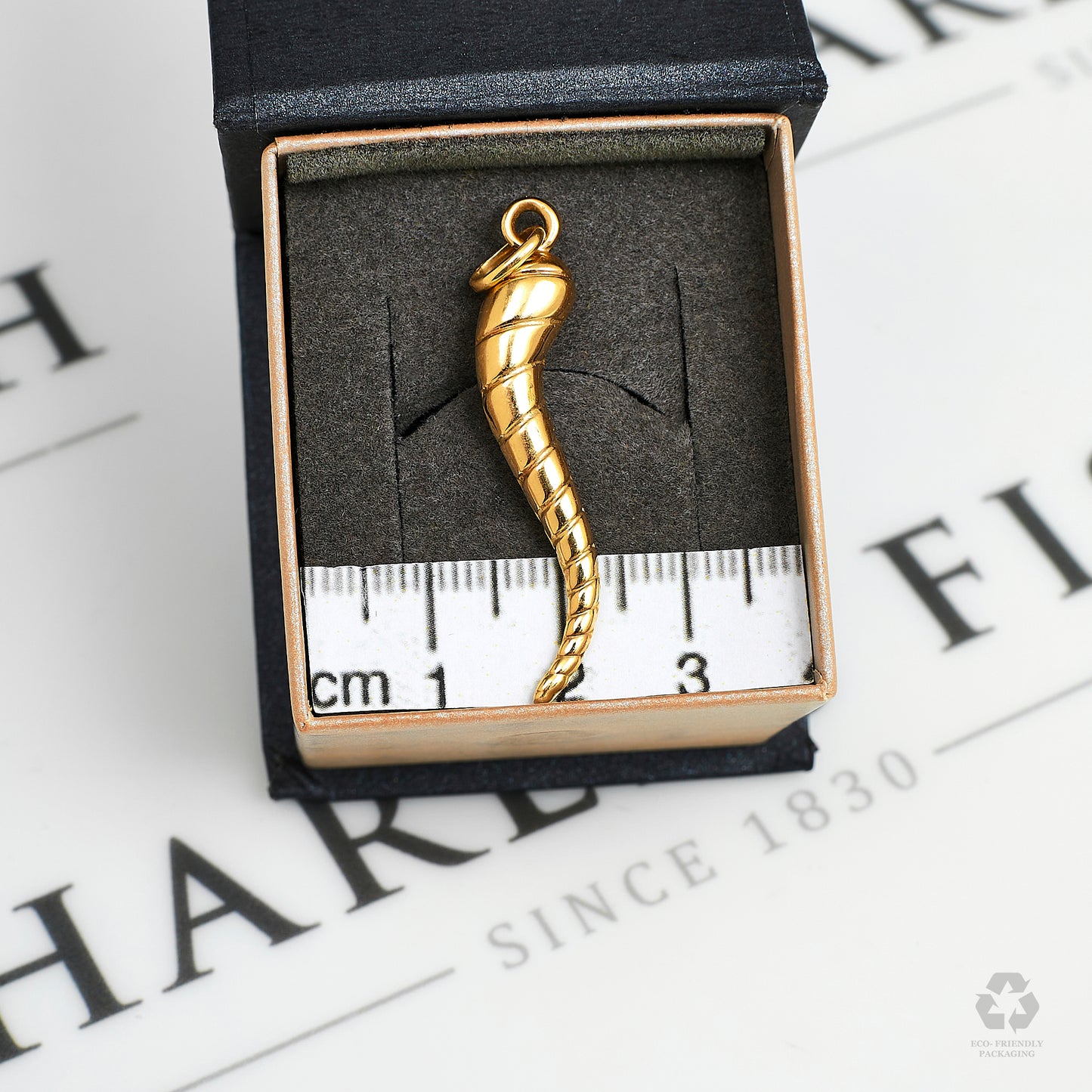 Pre-Owned 9ct Gold Horn Of Life Pendant