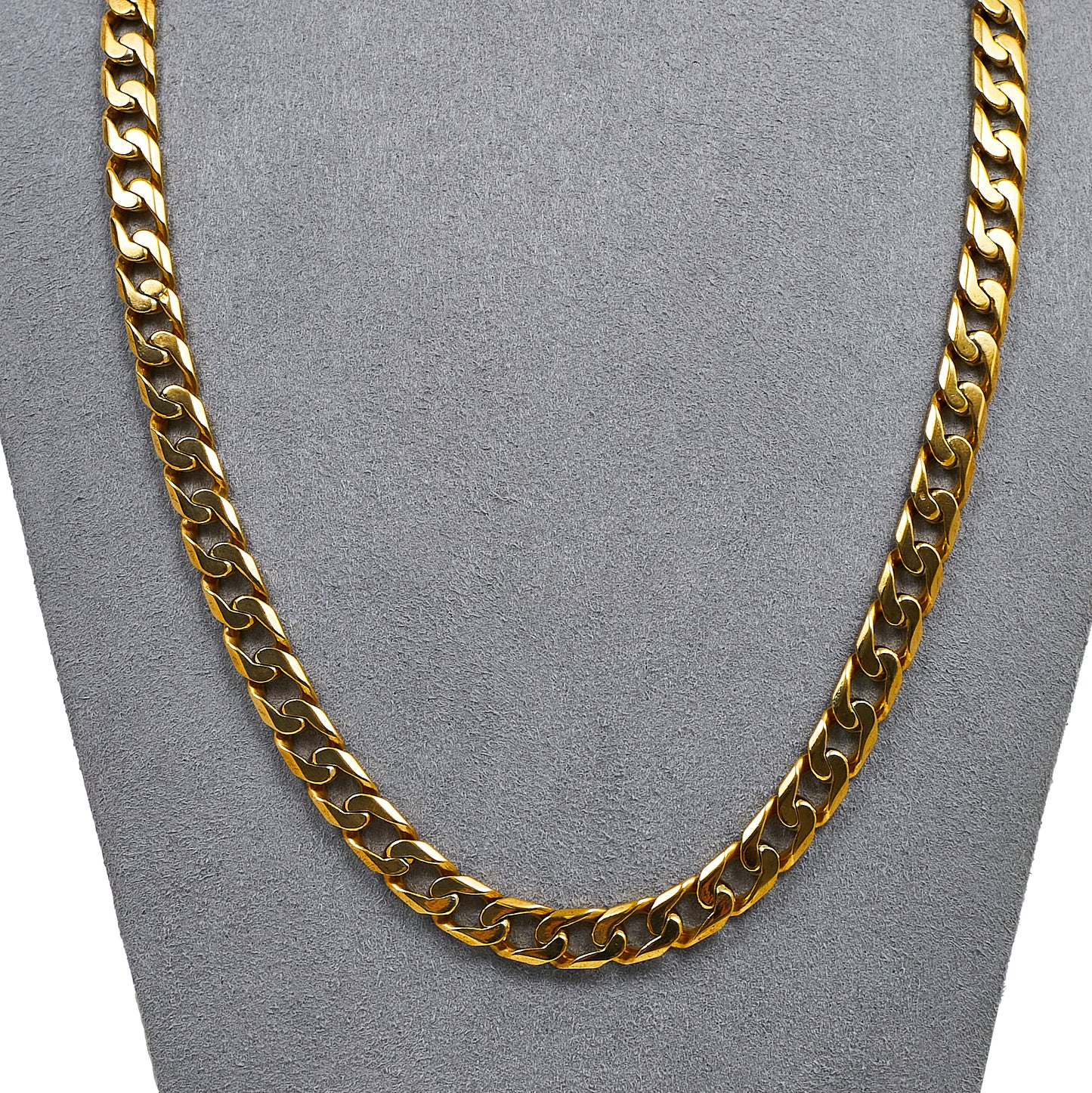 Pre-Owned 9ct Gold Curb Chain Necklace 20 Inch