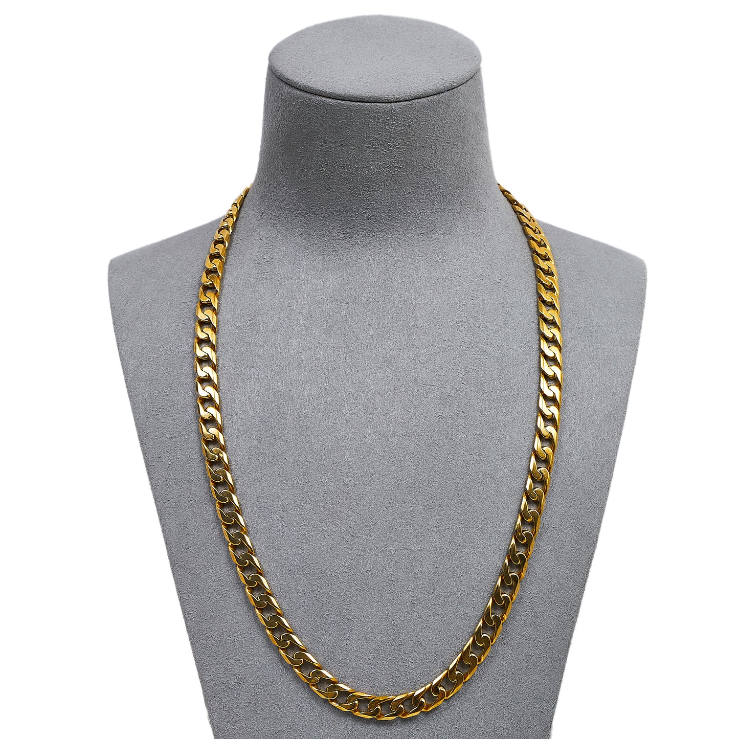 Pre-Owned 9ct Gold Curb Chain Necklace 20 Inch