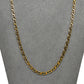 Pre-Owned 9ct Gold Anchor Link Necklace 20 Inch