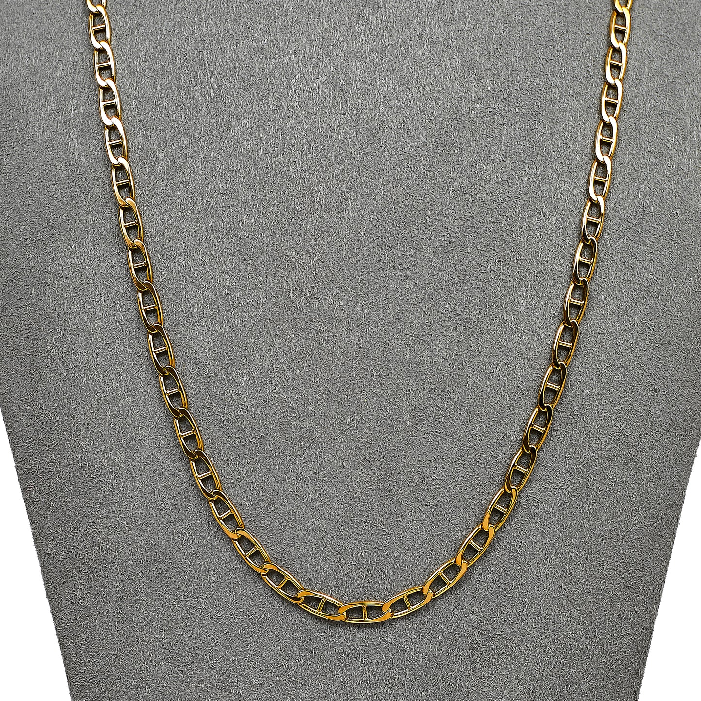 Pre-Owned 9ct Gold Anchor Link Necklace 20 Inch