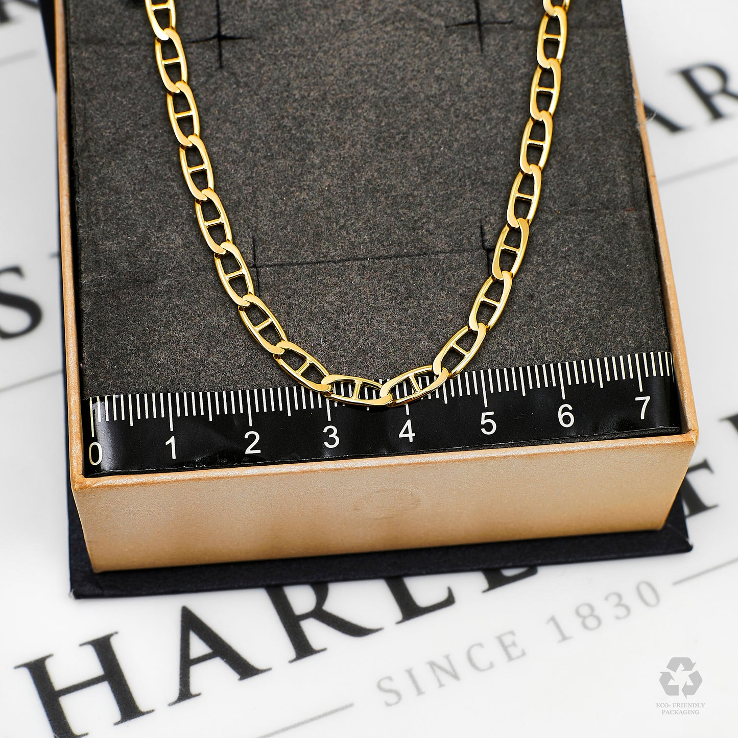 Pre-Owned 9ct Gold Anchor Link Necklace 20 Inch