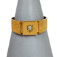 Pre-Owned 9ct Gold 2 Tone Mens Diamond Set Ring Size V