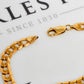 Pre-Owned 9ct Gold Curb Chain Bracelet 8 Inch