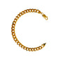Pre-Owned 9ct Gold Curb Chain Bracelet 8 Inch