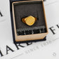 Pre-Owned 9ct Gold Oval Signet Ring Size N.5