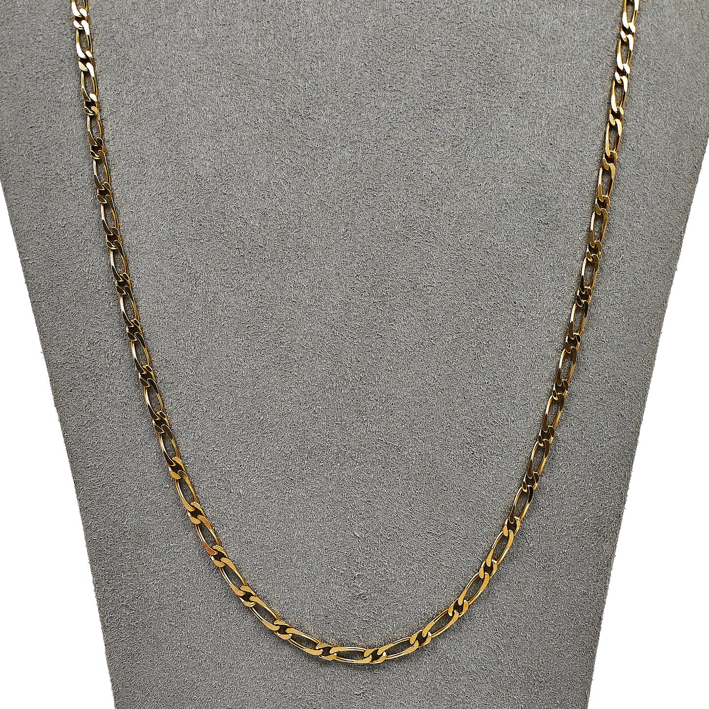 Pre-Owned 9ct Gold Figaro Chain Necklace 24 Inch