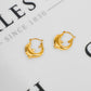 Pre-Owned 9ct Gold Dolphin Creole Earrings