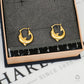 Pre-Owned 9ct Gold Dolphin Creole Earrings