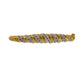 Pre-Owned 9ct Gold & Diamond Twist Hinged Bangle