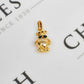 Pre-Owned 9ct Gold & Sapphire Teddy Bear & Bow Pendant