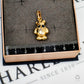 Pre-Owned 9ct Gold & Sapphire Teddy Bear & Bow Pendant