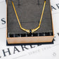 Pre-Owned 9ct Gold Sapphire & Diamond Dress Necklace 16 Inch