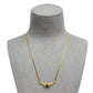 Pre-Owned 9ct Gold Sapphire & Diamond Dress Necklace 16 Inch