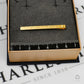 Pre-Owned 9ct Gold Patterned Tie Slide