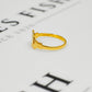 Pre-Owned 9ct Gold Claddagh Ring Size O