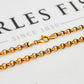 Pre-Owned 9ct Gold Belcher Chain Necklace 20 Inch