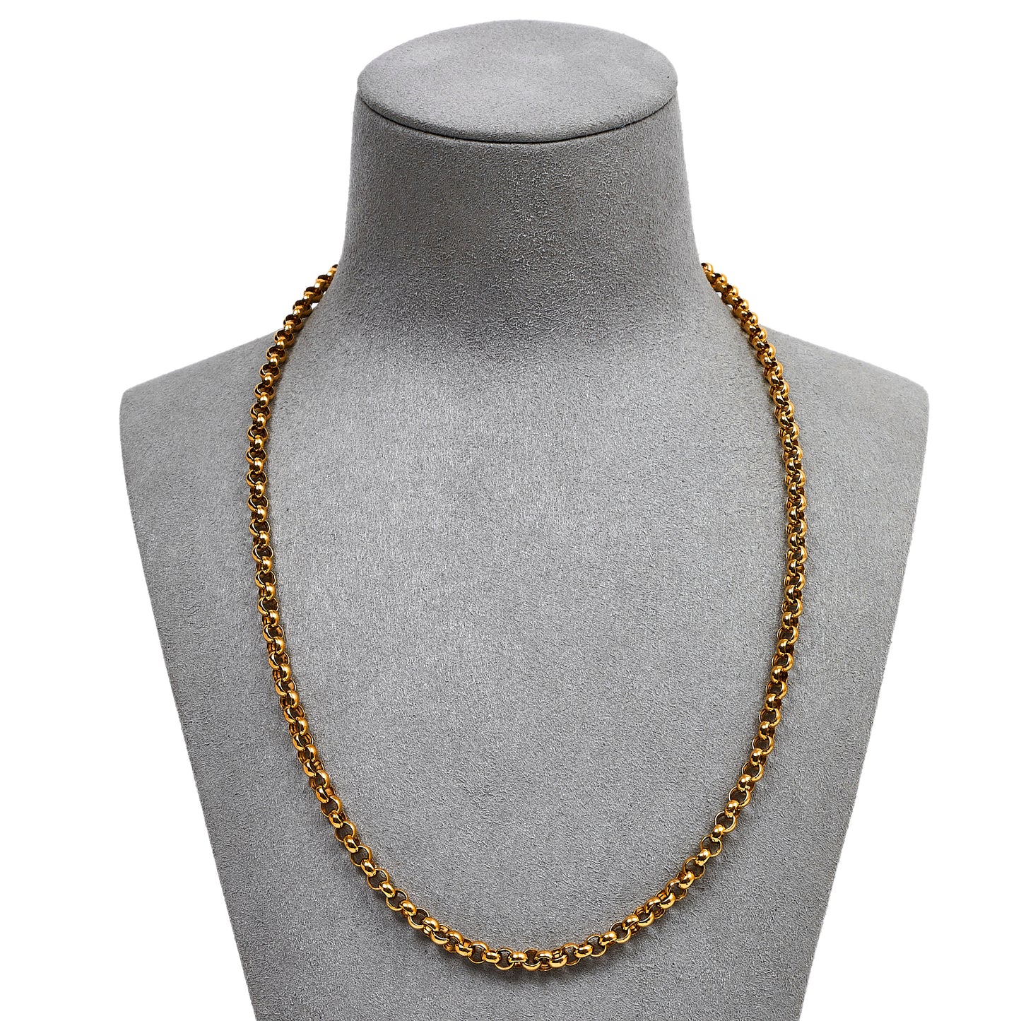 Pre-Owned 9ct Gold Belcher Chain Necklace 20 Inch