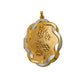 Pre-Owned 9ct Gold 2 Tone Scalloped Edge Locket