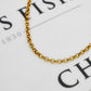 Pre-Owned 9ct Gold Belcher Chain Necklace 24 Inch