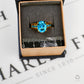 Pre-Owned 9ct Gold Topaz Cocktail Ring Size M