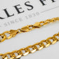 Pre-Owned 9ct Gold Curb Chain Bracelet 9 Inch