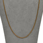 Pre-Owned 9ct Gold Curb Chain Necklace 24 Inch