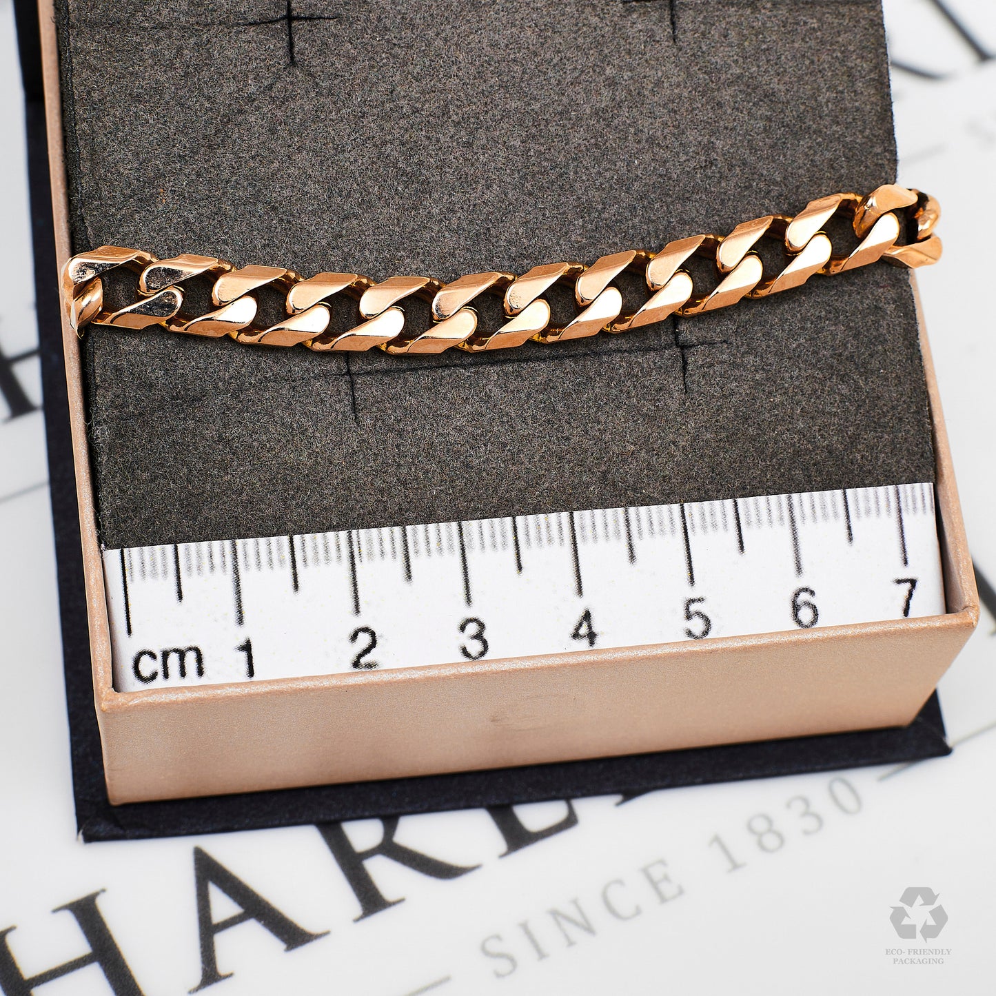 Pre-Owned 9ct Gold Curb Chain Bracelet 9 Inch