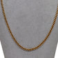 Pre-Owned 9ct Gold Curb Chain Necklace 22 Inch