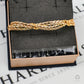 Pre-Owned 9ct Gold 4 Row Twist Design Bracelet 8 Inch
