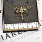 Pre-Owned 9ct Gold Diamond & Topaz Dragonfly Brooch