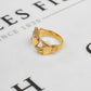 Pre-Owned 9ct Gold Claddagh Ring Size R