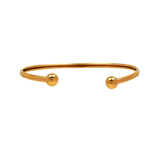 Pre-Owned 9ct Gold Childs Torque Bangle