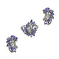Pre-Owned 14ct White Gold Tanzanite & Diamond Jewellery SET