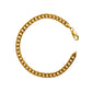 Pre-Owned 9ct Gold Curb Chain Bracelet 8.5 Inch