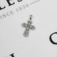 Pre-Owned 9ct White Gold & Diamond Cross Pendant